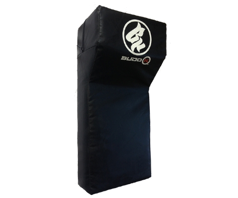 Schlagpolster BUDO-K, large, mit Höcker, schwarz