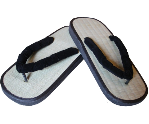 Zori mit Zehenband, schwarz